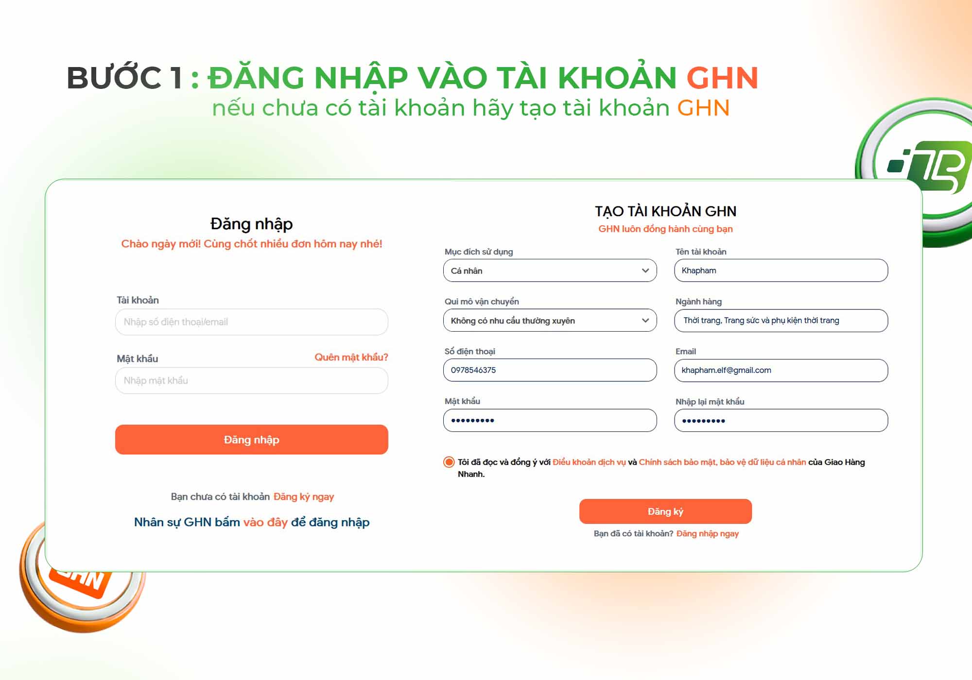 Hướng dẫn tích hợp Giao Hàng Nhanh trên TPos